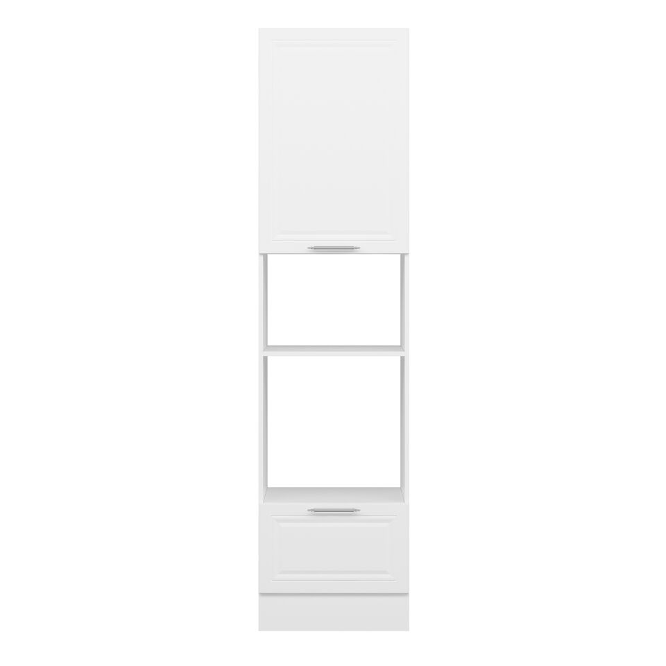 Alvinka Mutfak Modül Mbr_C 60-H240Cm Boy Ankastre Dolabı Beyaz Mdf