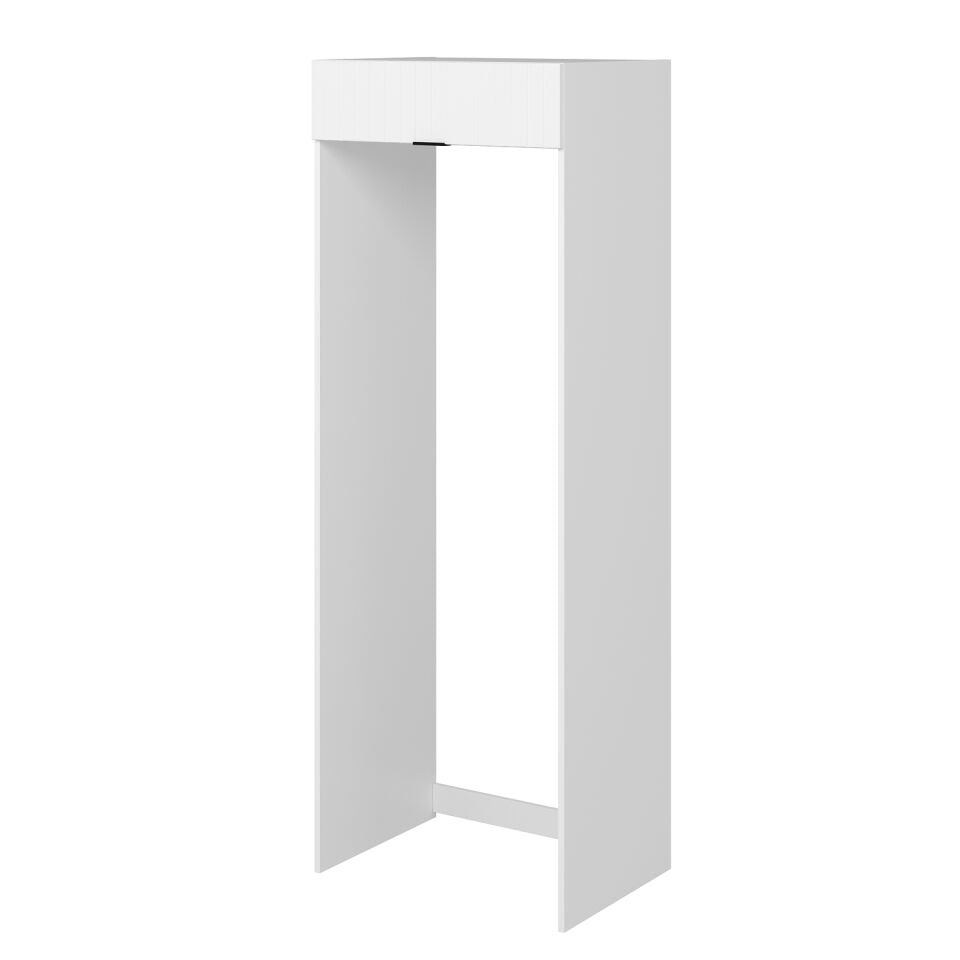 Alvinka Mutfak Modül Mbr_B 80-H222Cm Buz Dolabı Beyaz Beyaz