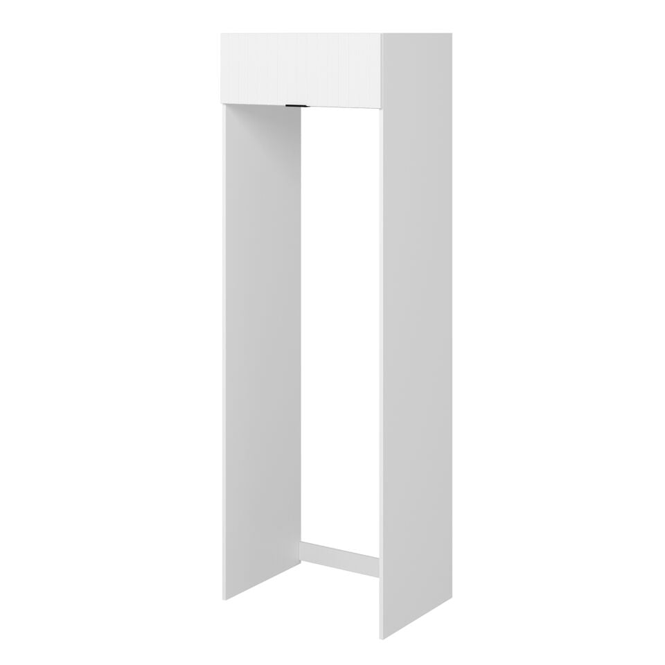 Alvinka Mutfak Modül Mbr_B 80-H240Cm Buz Dolabı Beyaz Beyaz