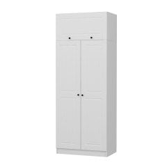 Minar Kale 2 Mebran Kapaklı Dolap Ve Yüklük Beyaz