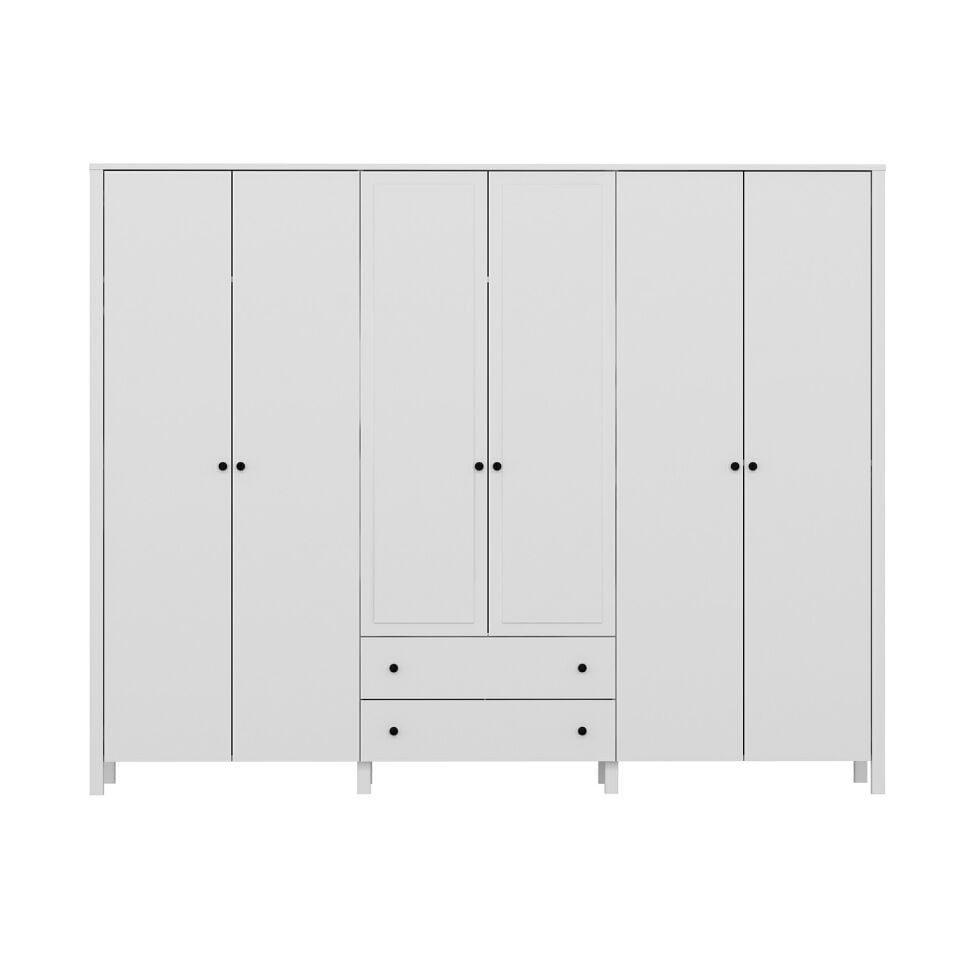 İnci 6K Profil Ayaklı 2 Ayna Dolap Byz