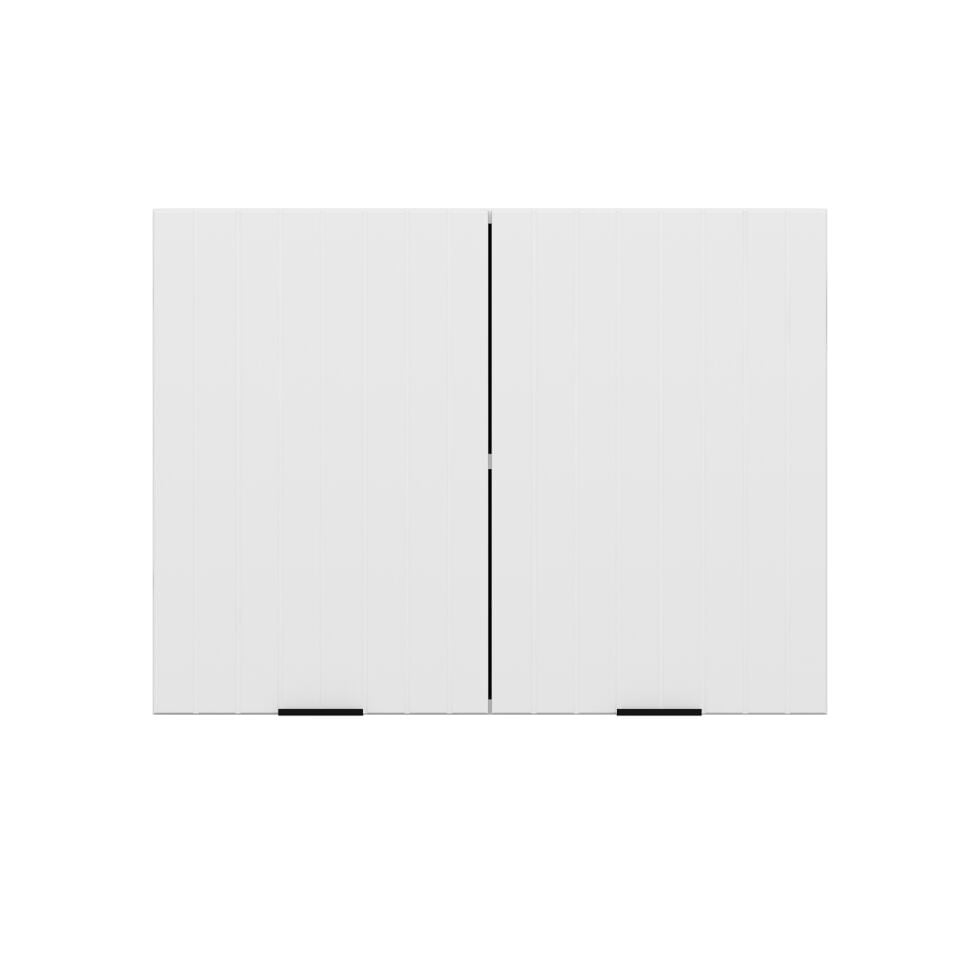 Alvinka Mutfak Modül Mbr_B Üst 2Dk1R 80-H60Cm Dolap Beyaz Beyaz