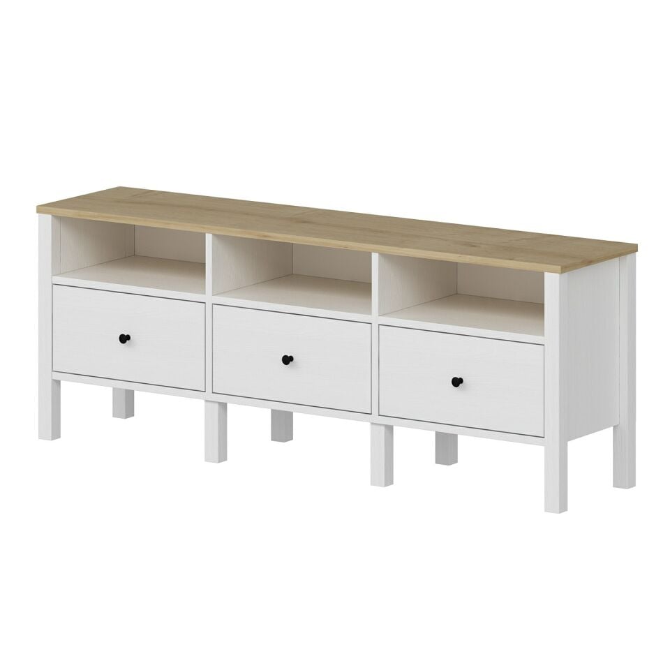 Tera Tv Ünitesi Profil Ayaklı Beyaz Safir