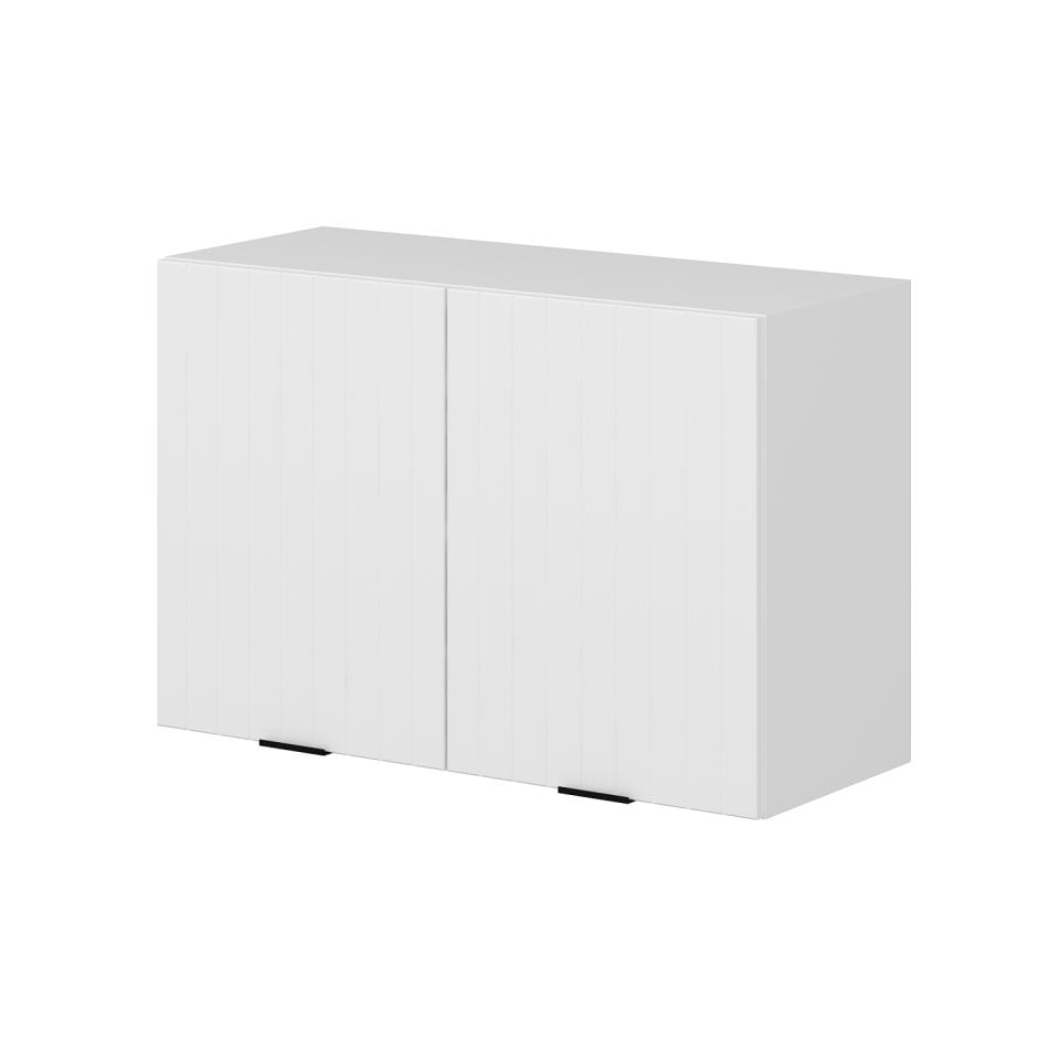 Alvinka Mutfak Modül Mbr_B Üst 2Dk1R 90-H60Cm Dolap Beyaz Beyaz