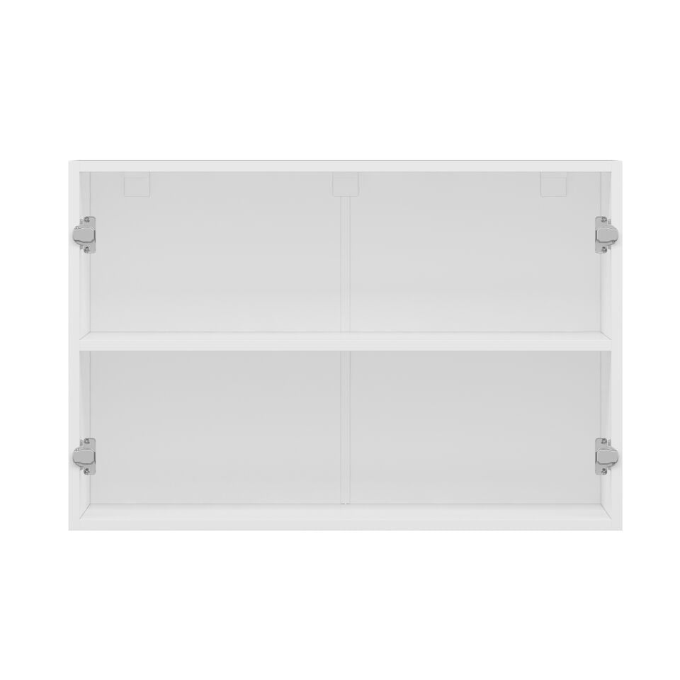 Alvinka Mutfak Modül Mbr_B Üst 2Dk1R 90-H60Cm Dolap Beyaz Beyaz