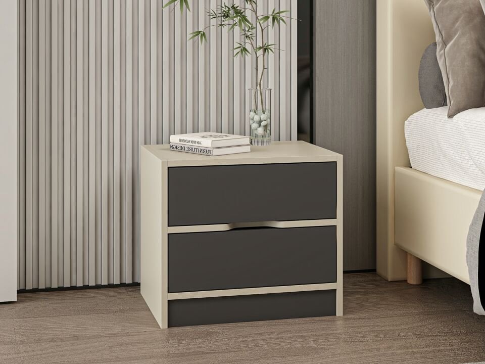 Silva Komodin 2C Kumtaşı Antrasit