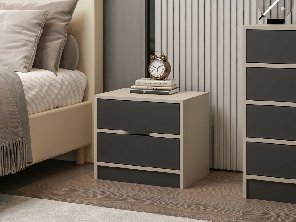 Silva Komodin 2C Kumtaşı Antrasit