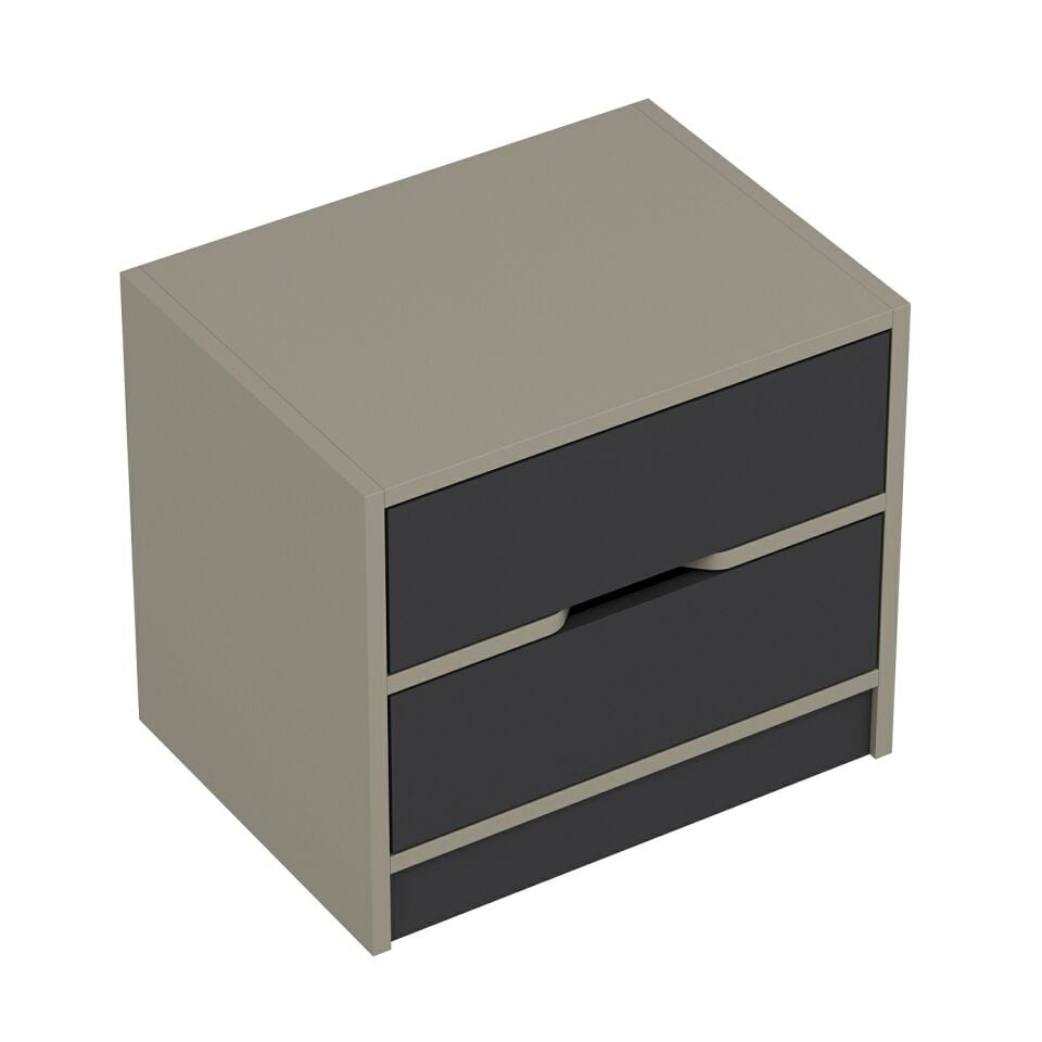 Silva Komodin 2C Kumtaşı Antrasit