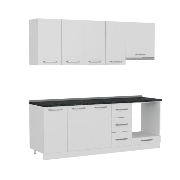 Minar 220 Cm Mutfak Dolabı Beyaz 220-B6