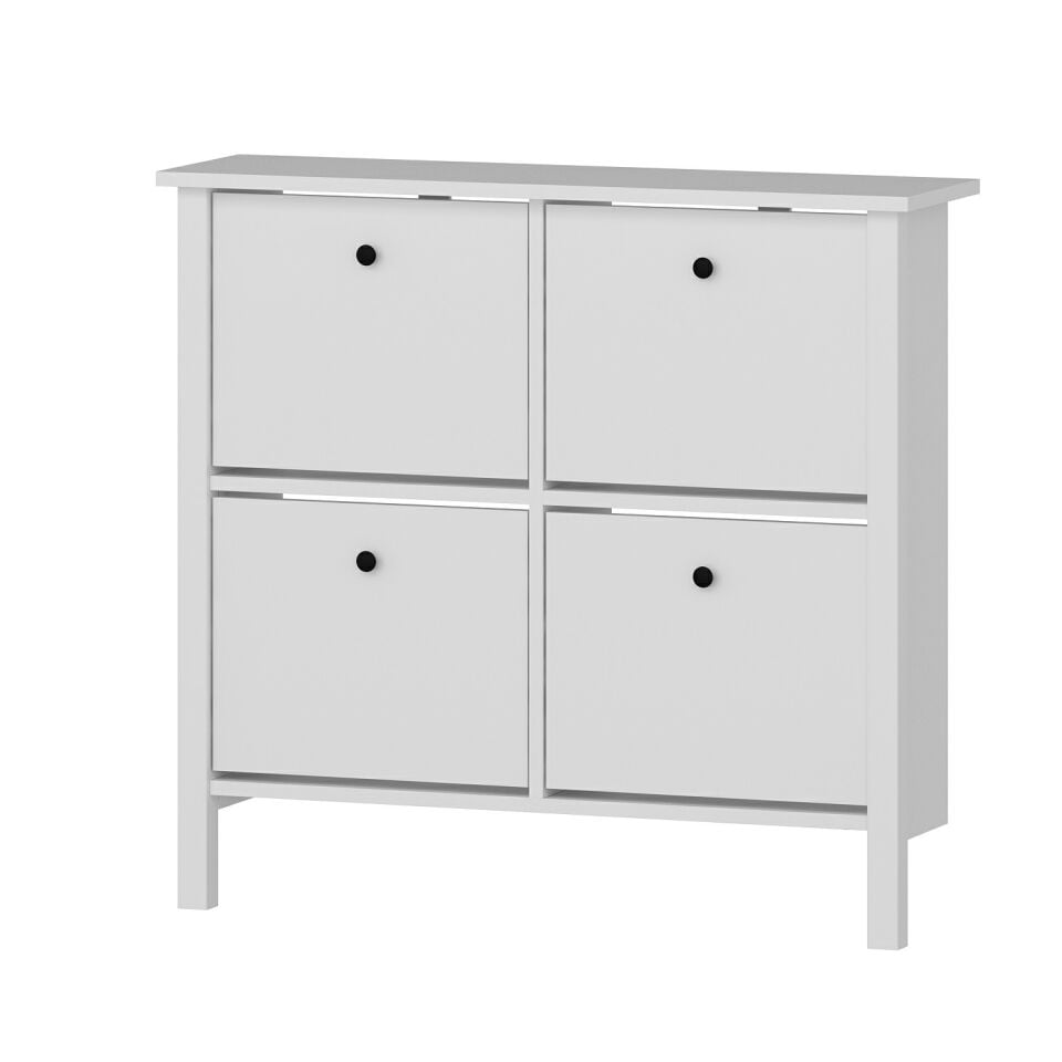 İnci Ayakkabılık 4K Düşer Profil Ayaklı-Beyaz