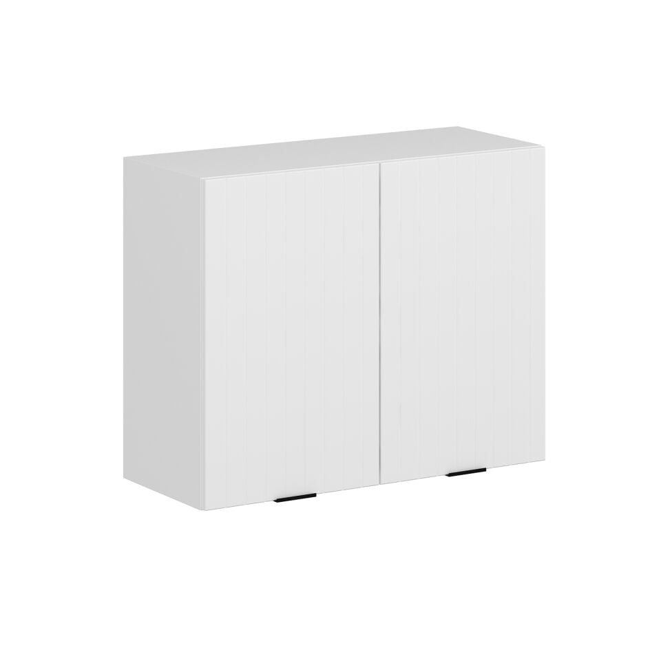 Alvinka Mutfak Modül Mbr_B Üst 2Dk1R 90-H72Cm Dolap Beyaz Beyaz