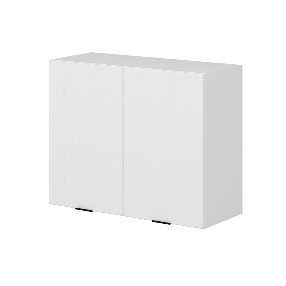 Alvinka Mutfak Modül Mbr_B Üst 2Dk1R 90-H72Cm Dolap Beyaz Beyaz