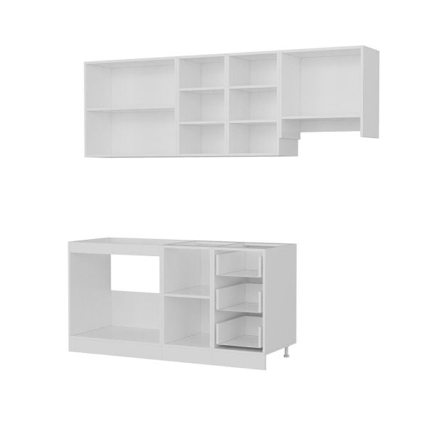 Minar 220 Cm Mutfak Dolabı Beyaz 220-B8