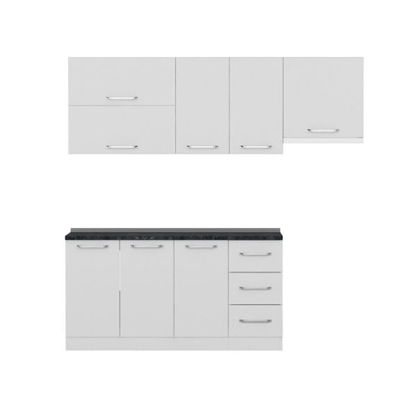 Minar 220 Cm Mutfak Dolabı Beyaz 220-B8