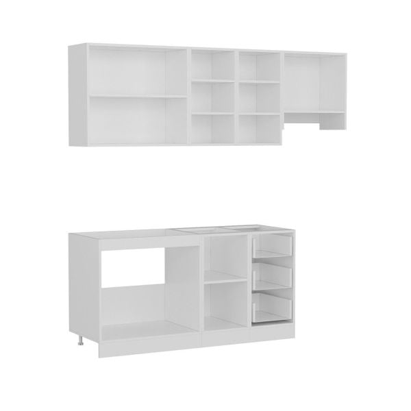 Minar 220 Cm Mutfak Dolabı Beyaz 220-B8