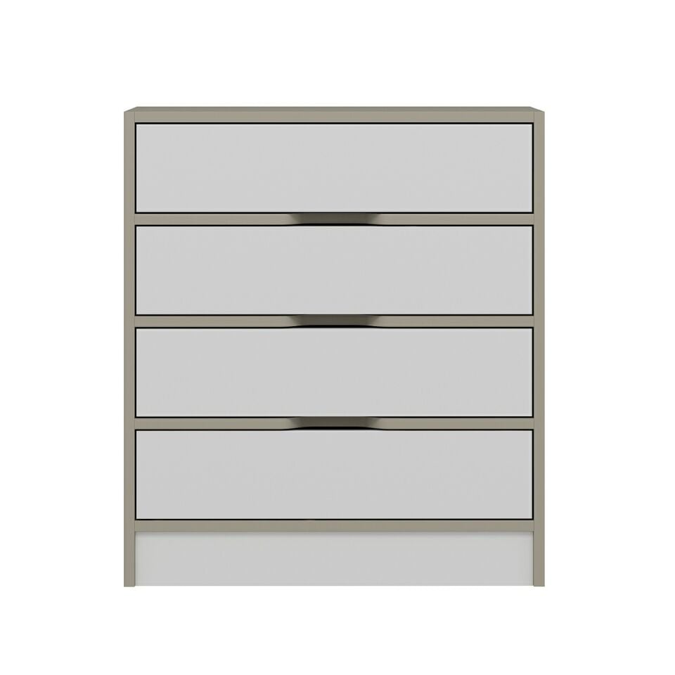 Silva Şifonyer 4C Kumtaşı Beyaz