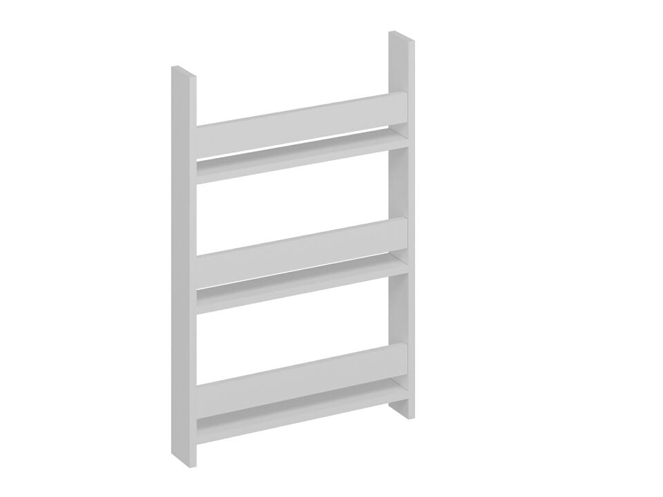 Tri 3 Raflı Asma Kitaplık - Beyaz