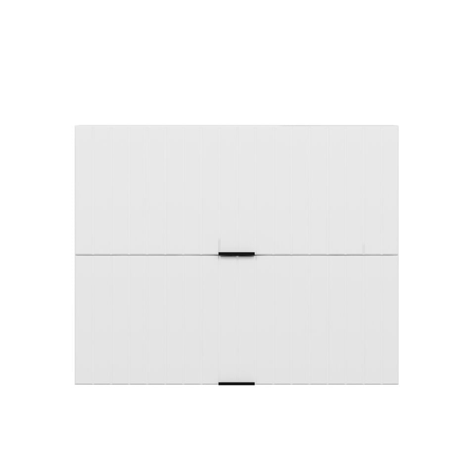 Alvinka Mutfak Modül Mbr_B Üst 2Yk1R 90-H72Cm Dolap Beyaz Beyaz