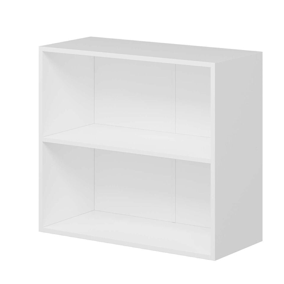 Alvinka Mutfak Modül Üst 2Yk1R 80-H72Cm Dolap Beyaz Alm Cam Mdf