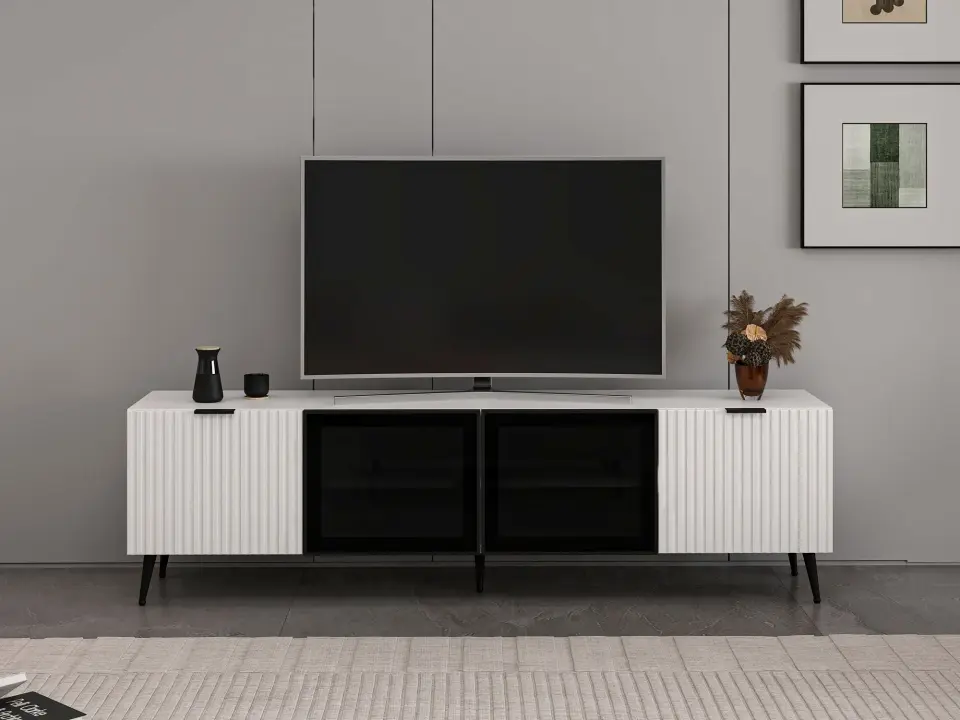 Plus Tv Ünitesi Cam Kapak