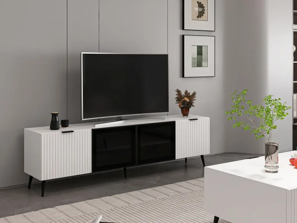 Plus Tv Ünitesi Cam Kapak