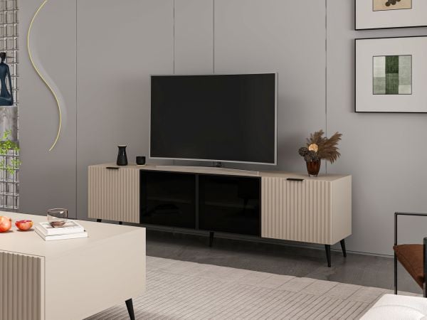 Plus Tv Ünitesi Cam Kapak