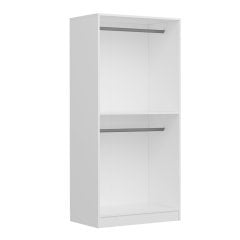 Minar Kale Country 2 Kapak Zincir Dolap -Eskitme Beyaz