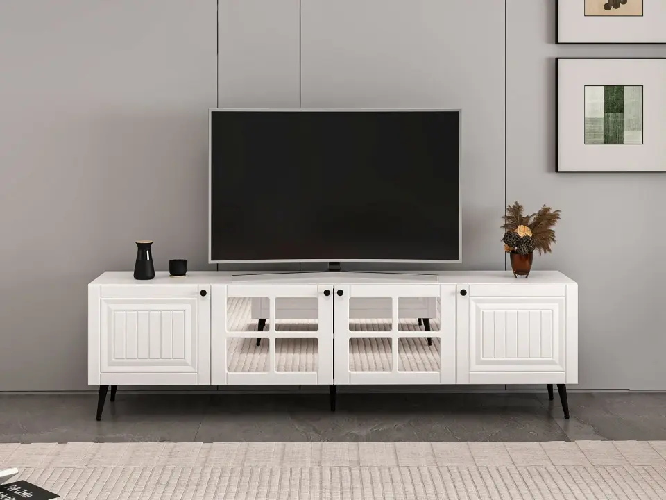 İlkbahar Tv Ünitesi Aynalı Kapak