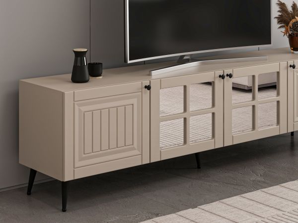 İlkbahar Tv Ünitesi Aynalı Kapak