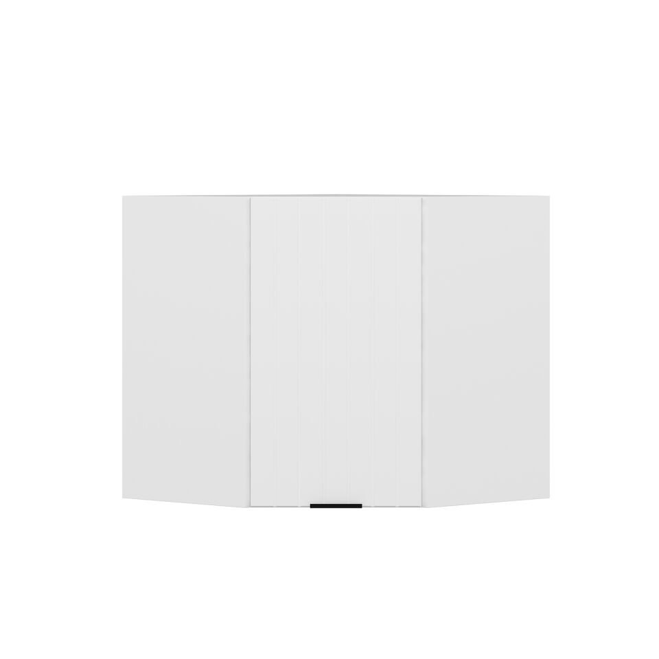 Alvinka Mutfak Modül Mbr_B Üst 1Dk1R 60-H60Cm Köşe Dolap Beyaz Beyaz