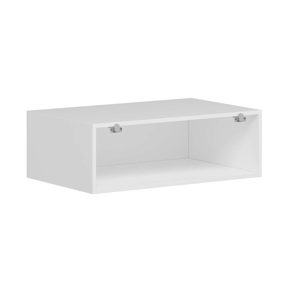 Alvinka Mutfak Modül Hg_J Üst 1Yk 90-H30Cm Yuk Dolap Beyaz Kumtası Mdf Gövde