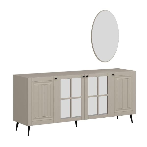 Minar Kale İlkbahar Set1 Tv + Orta Sehpa + Aynalı Konsol