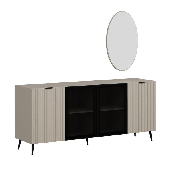 Minar Kale Plus Set1 Tv + Orta Sehpa + Aynalı Konsol