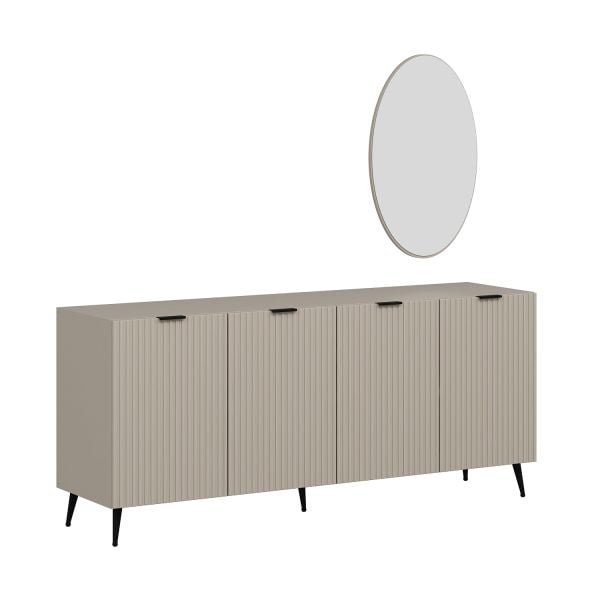 Minar Kale Plus Set2 Tv + Orta Sehpa + Aynalı Konsol