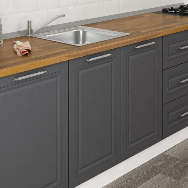 Minar 270 Cm Mbr C+Alm. Cam Mutfak Dolabı Byz Ant 270-Mcacba3