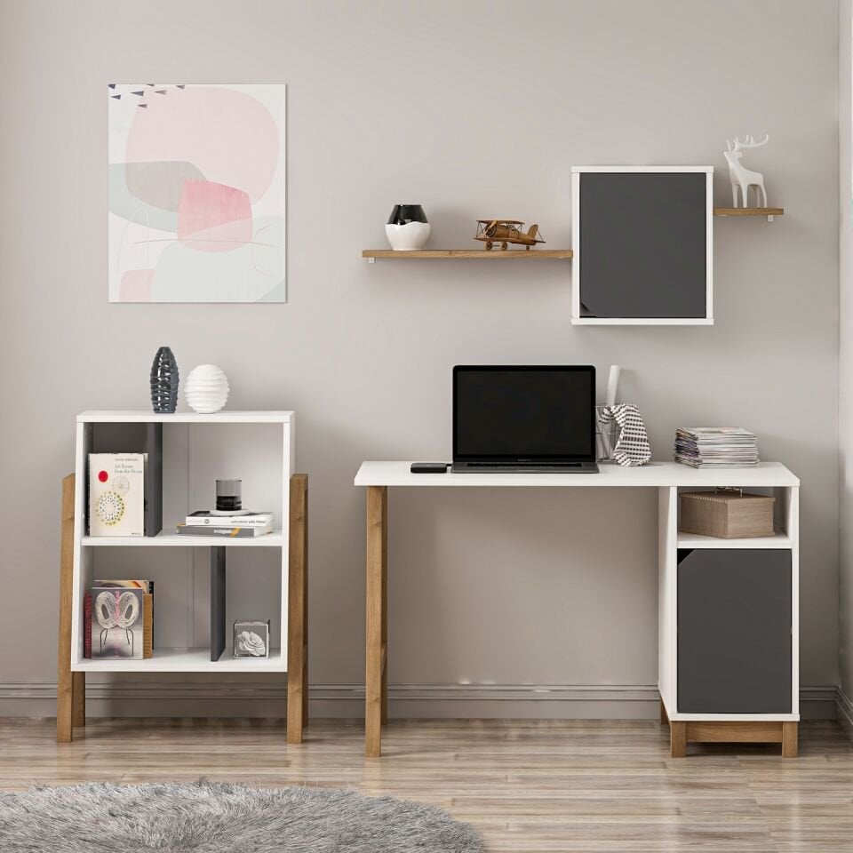 Venaro Set 2 (Masa+Küçük Kitaplık)