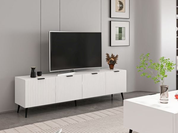 Plus Tv Ünitesi Beyaz/Beyaz