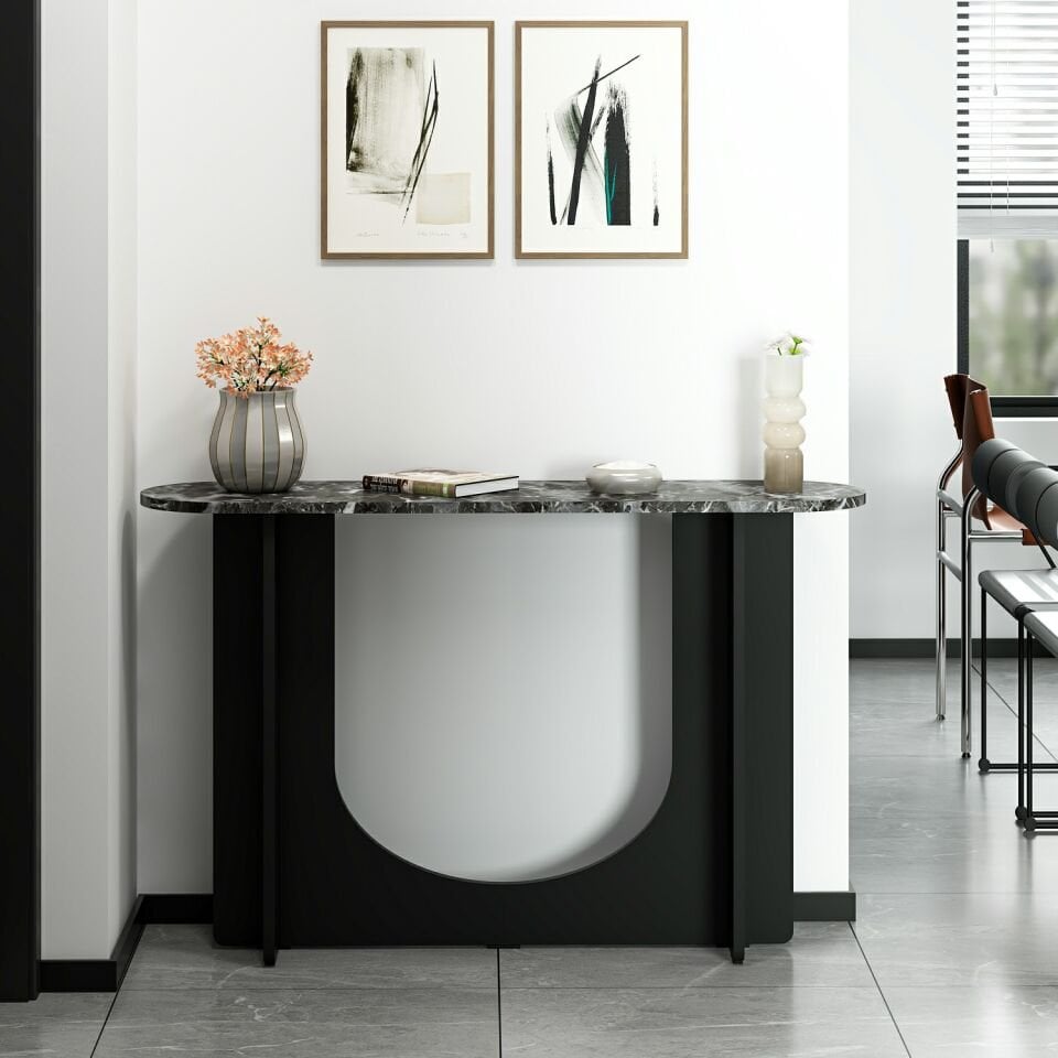 Nera Dresuar-P.Royal Mermer-Mat Siyah