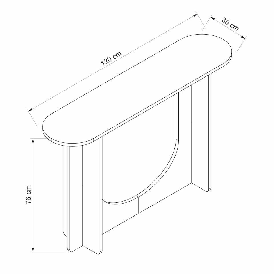 Nera Dresuar-P.Royal Mermer-Mat Siyah