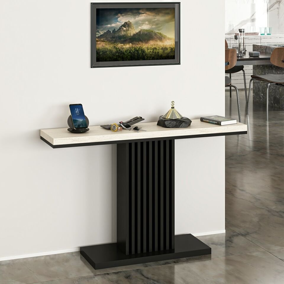 Myra Dresuar-Traverten-Siyah