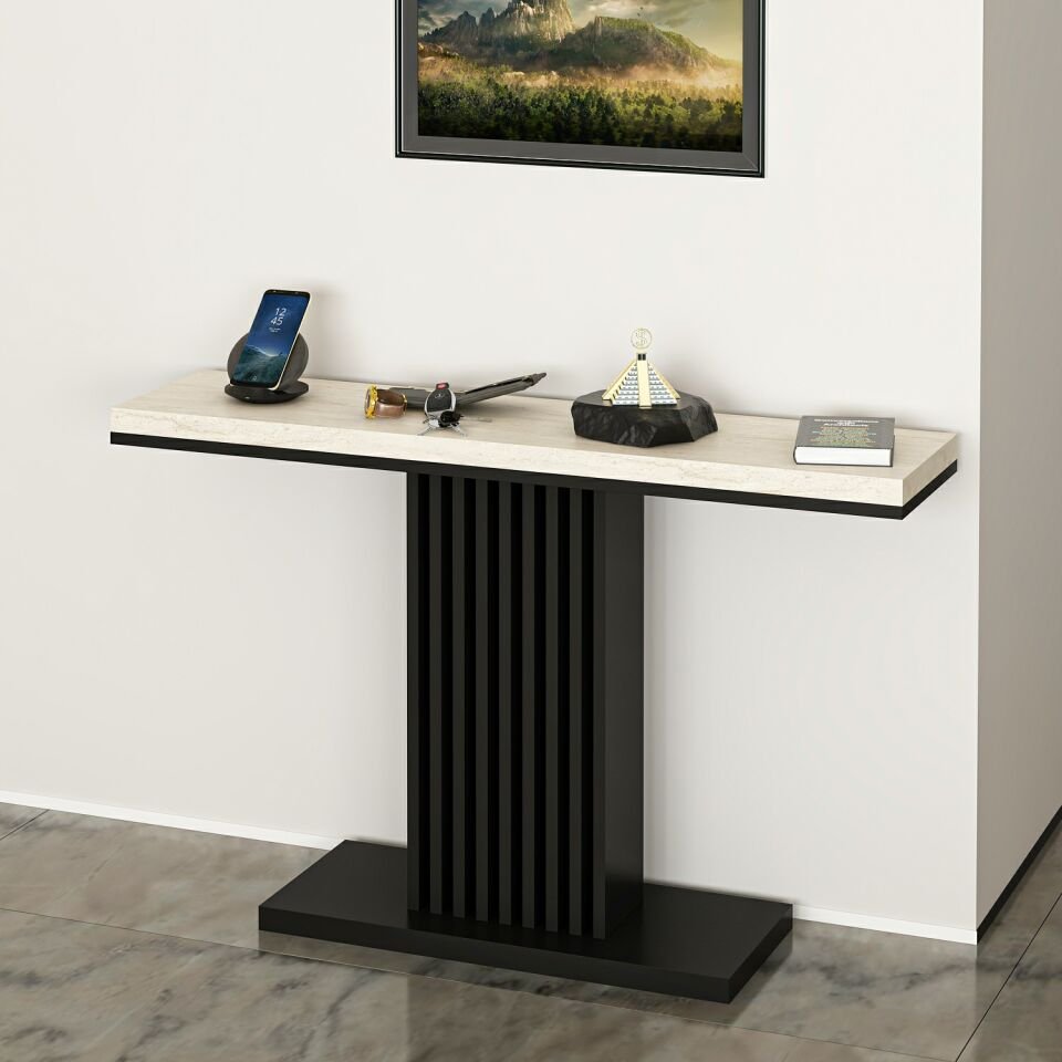 Myra Dresuar-Traverten-Siyah