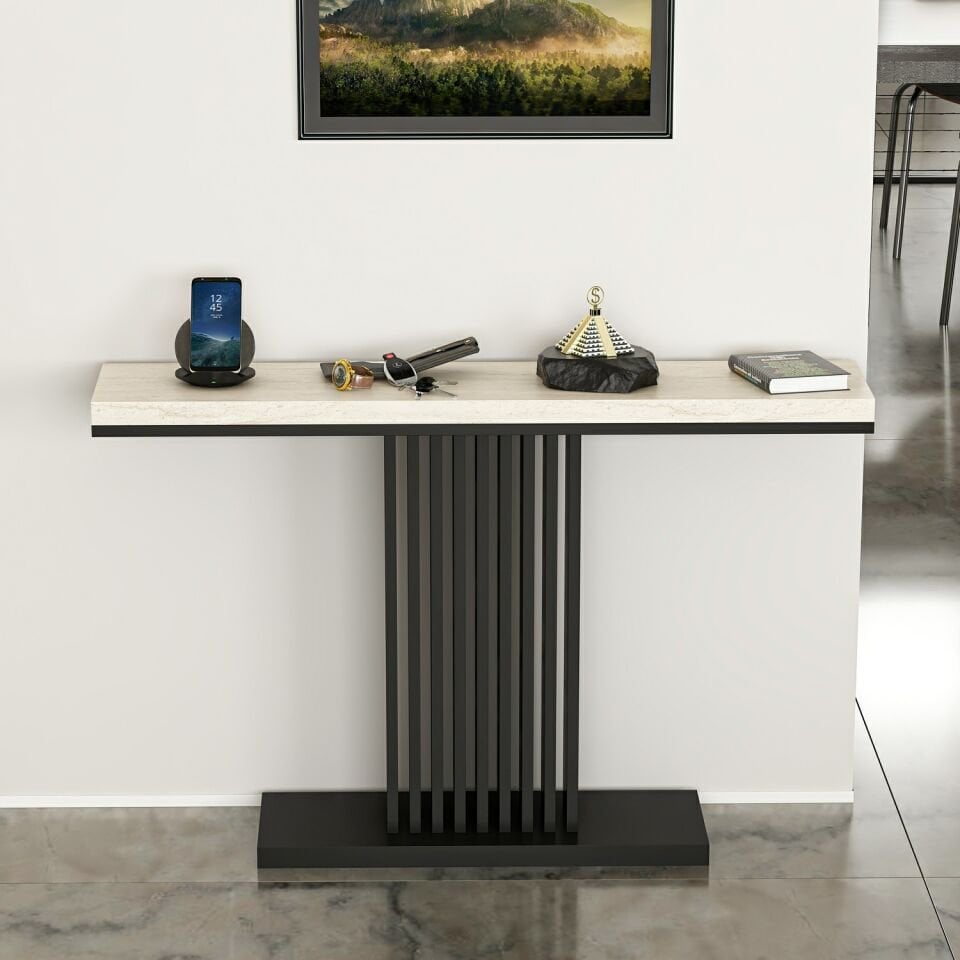 Myra Dresuar-Traverten-Siyah