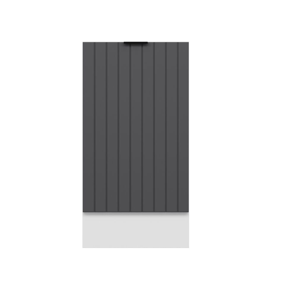 Alvinka Mutfak Modül Mbr_B Alt 1K1R 45Cm Dolap Beyaz Antrasit