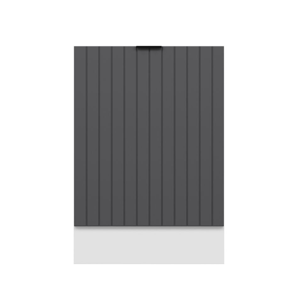 Alvinka Mutfak Modül Mbr_B Alt 1K1R 60Cm Dolap Beyaz Antrasit