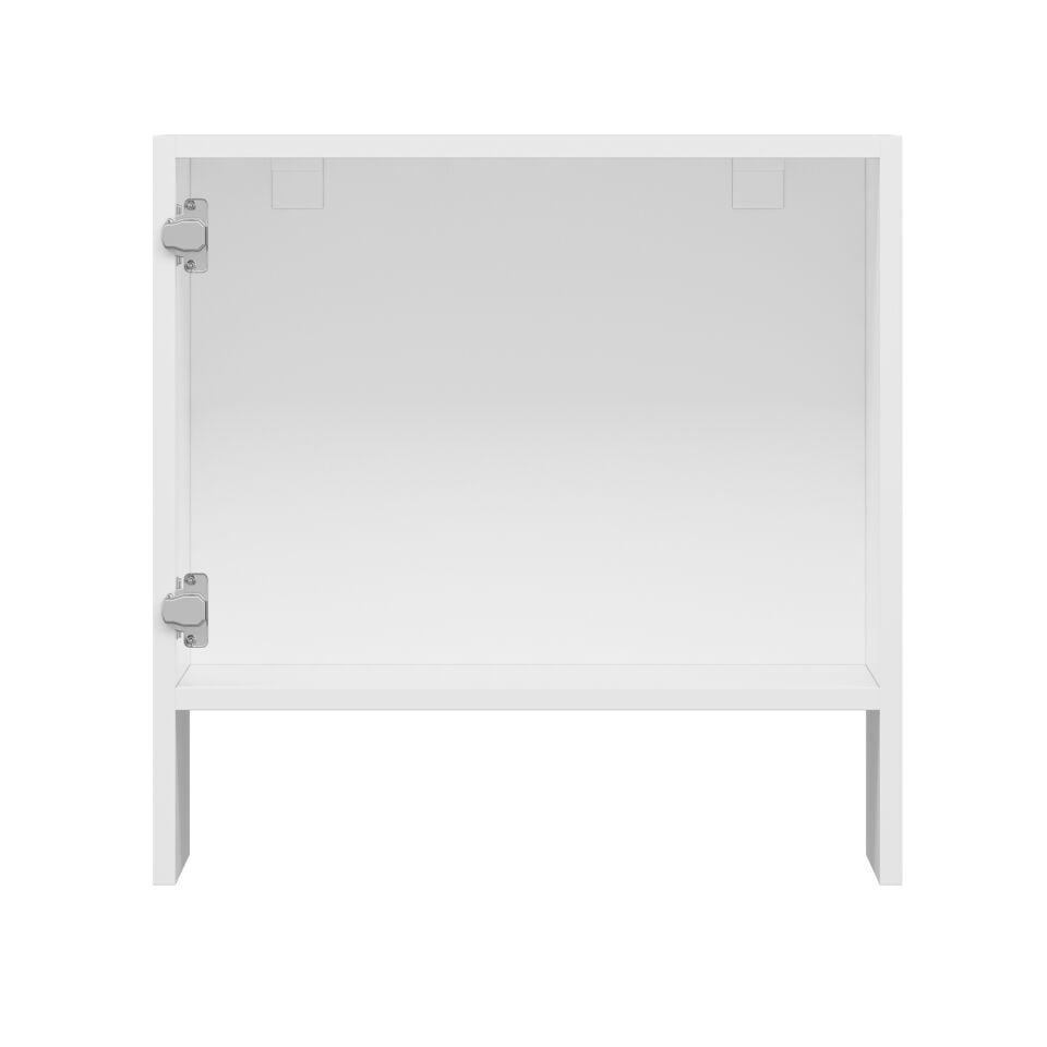 Alvinka Mutfak Modül Mbr_B Üst 1Dk 60-60-H72Cm Asp Dolap Beyaz Antrasit Mdf