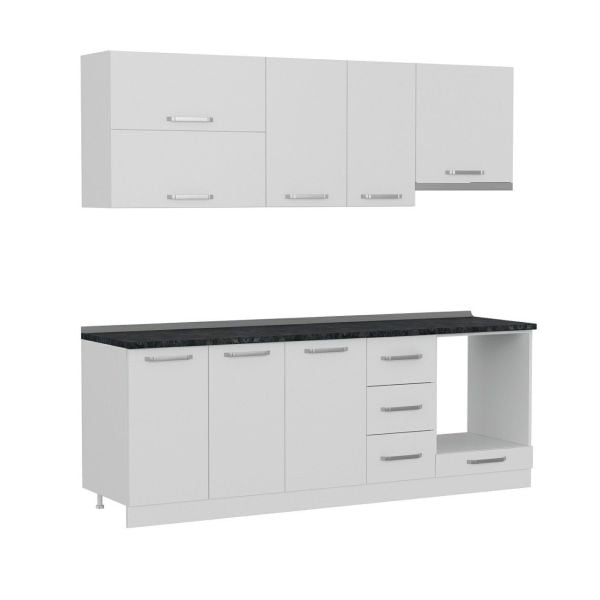 Minar 225 Cm Mutfak Dolabı Beyaz 225-B5