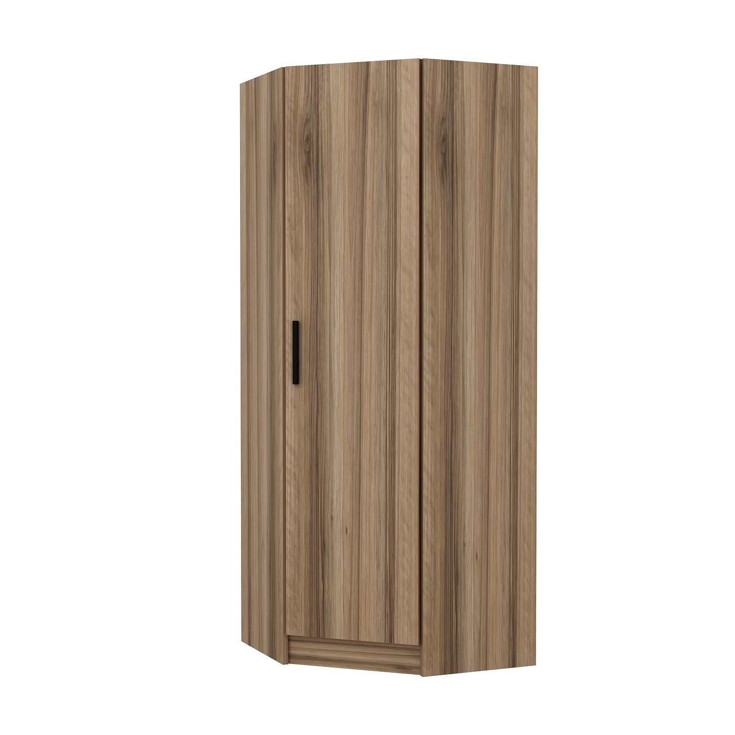 Kale Tek Kapaklı Köşe Zincir Dolap Dore Ceviz - 190CM