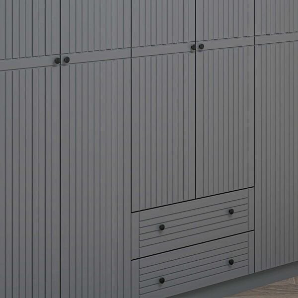 Bona Country 6 Mebran Kapaklı 2 Çekmeceli Gardırop