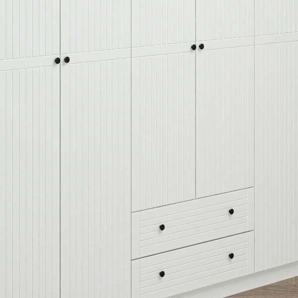 Bona Country 6 Mebran Kapaklı 2 Çekmeceli Gardırop