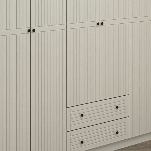 Bona Country 6 Mebran Kapaklı 2 Çekmeceli Gardırop